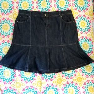 Lane Bryant denim skirt